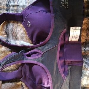 Moving Comfort Purple Sports Bra